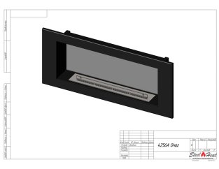 4256A Биокамин встраиваемый на заказ