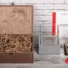 Подарочный набор SteelHeat PREMIUM BOX GLORIA серая + деревянная коробка + стартовый комплект фото 3