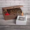 Подарочный набор SteelHeat PREMIUM BOX GLORIA белая + деревянная коробка + стартовый комплект фото 1