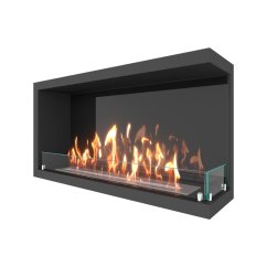 Биокамин угловой SteelHeat Leader 1000 правый