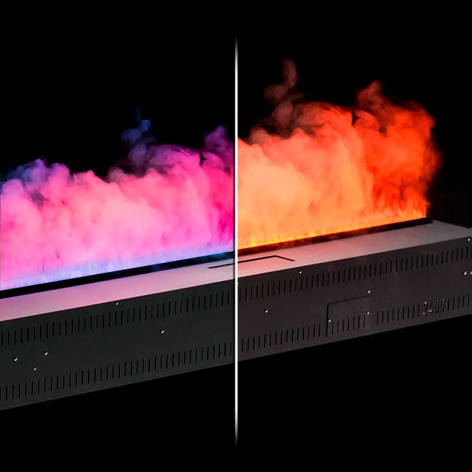 Электрический паровой очаг Schones Feuer 3D FireLine 800 черный