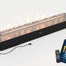 Автоматический биокамин Lux Fire Smart Flame 1500 RC INOX фото 1