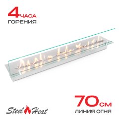 Топливный блок SteelHeat LINE GLASS 800