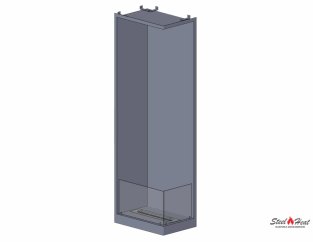 7653С Биокамин угловой на заказ