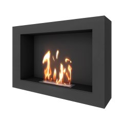Биокамин SteelHeat WALL ONE 800 LITE черный