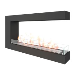 Биокамин торцевой SteelHeat GRAND 1100