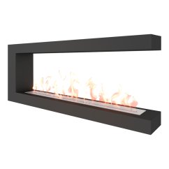 Биокамин торцевой SteelHeat GRAND 1300