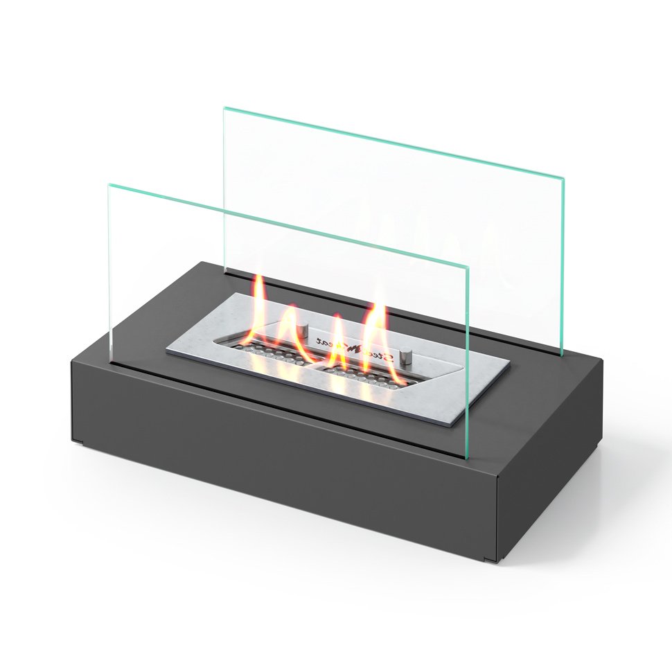 Настольный биокамин SteelHeat VERONA черный Настольный биокамин SteelHeat VERONA черный