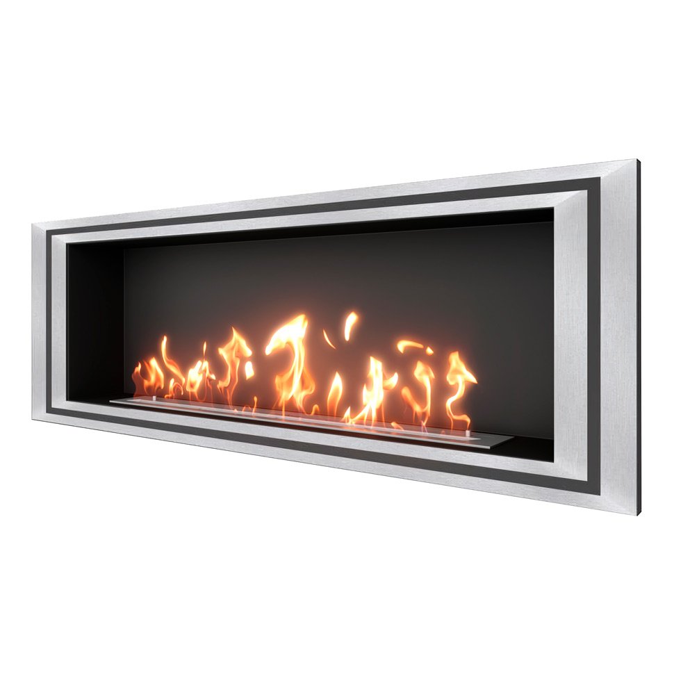 Биокамин встраиваемый SteelHeat LONG-D 1500 Биокамин встраиваемый SteelHeat LONG-D 1500