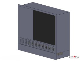 15144С Биокамин встраиваемый в портал на заказ