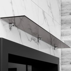 Стеклянная полка для биокамина Bronze 1600