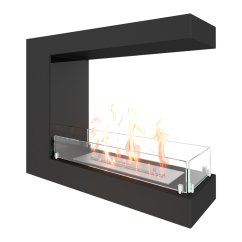 Биокамин торцевой SteelHeat LONG 600